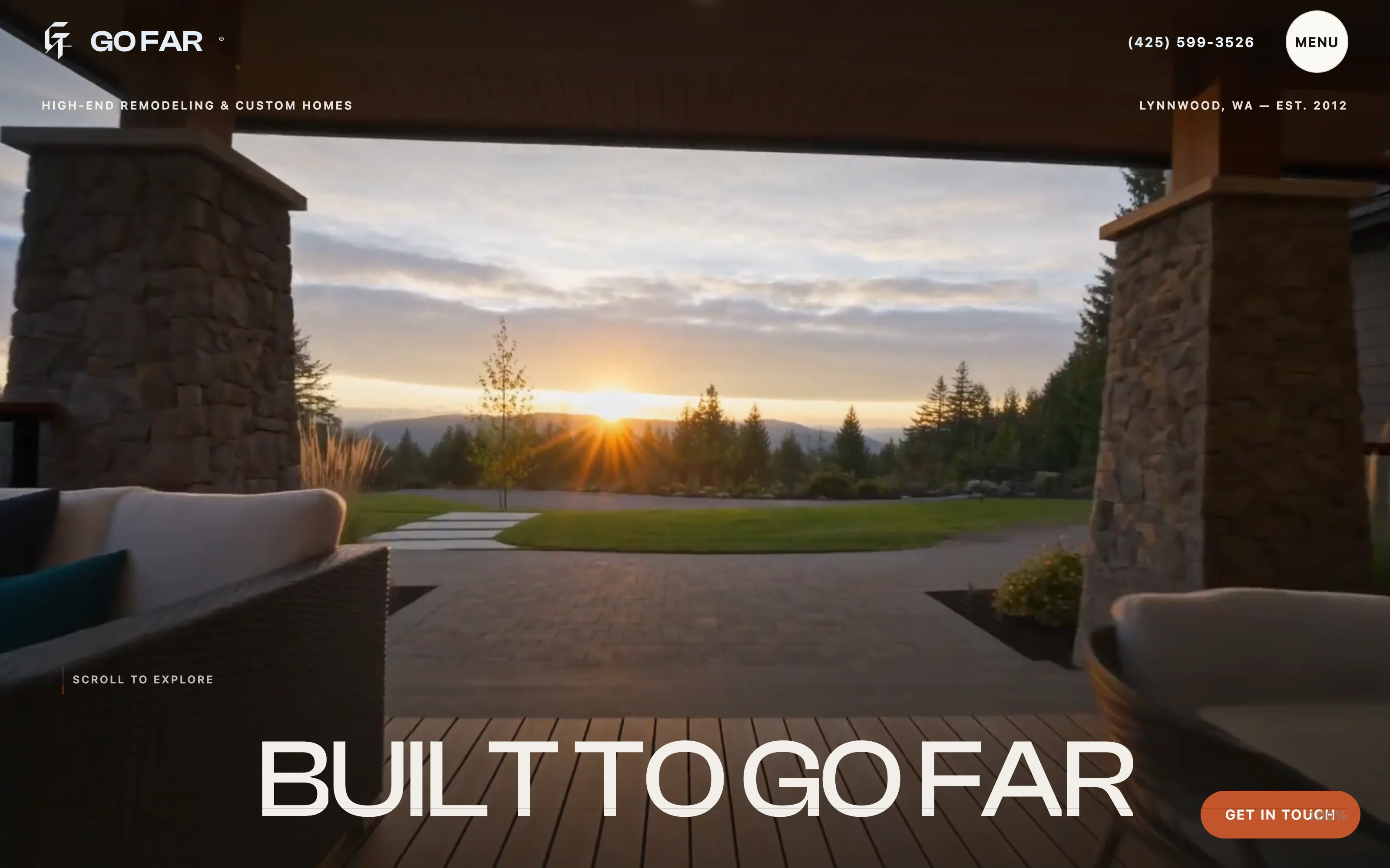 Go Far Construction — website by Kilncraft